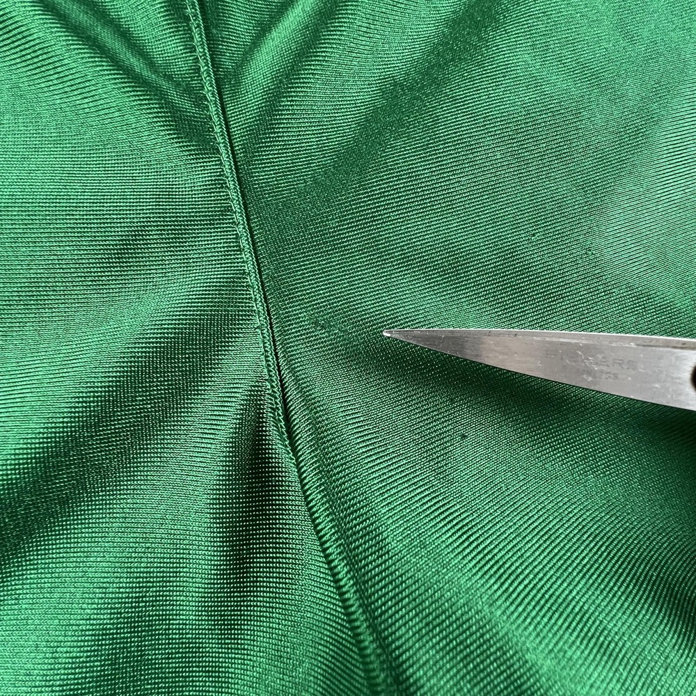 Nike Basketball Dazzle Shorts Mens 2XL Green 11 Inseam Vintage Silky Soft - Picture 12 of 16